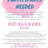 Participants Needed:  PCOS Heart Health Study